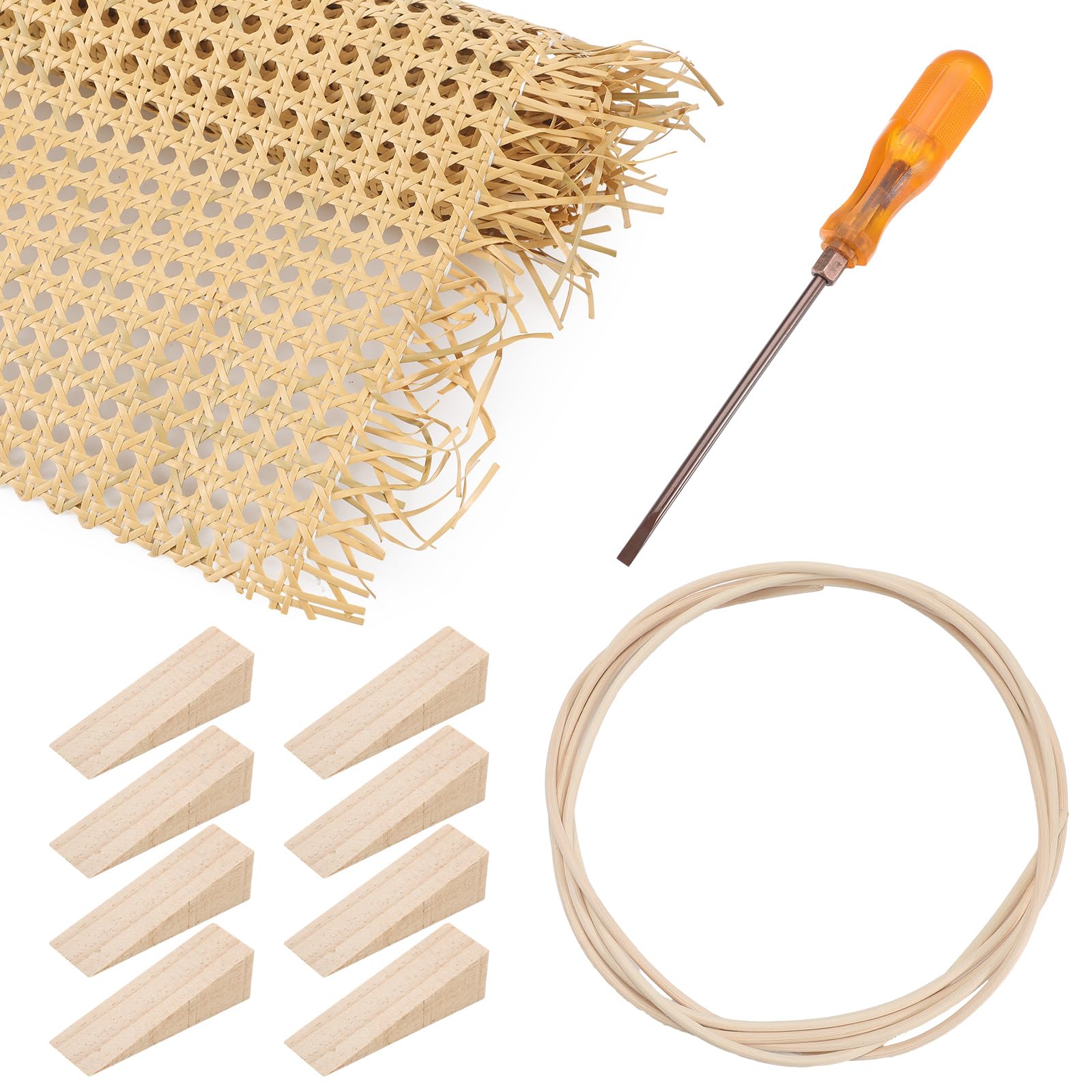 Photo 1 of Leriton Rattan Repair Kit with Cane Webbing & Spline