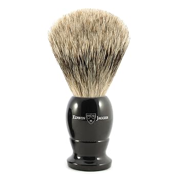 Edwin Jagger Medium Best Badger English Shaving Brush Imitation Ebony
