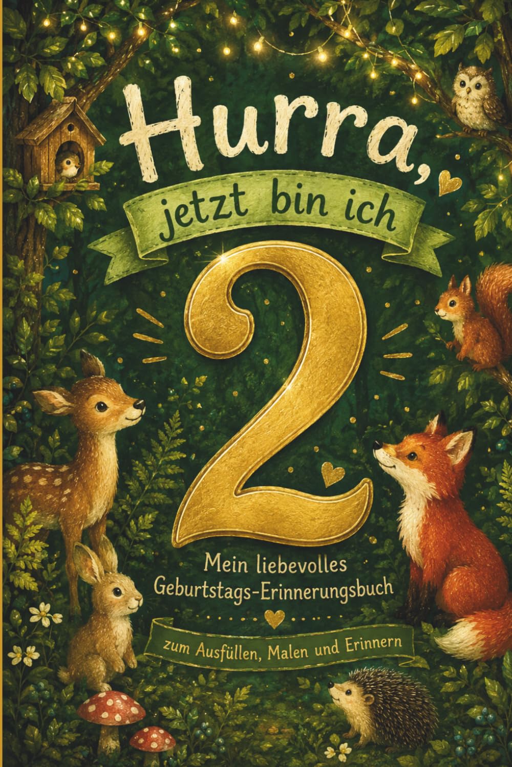 Hurra jetzt bin ich 2: Mein liebevolles Erinnerungsbuch zum Ausfüllen, Malen und Erinnern