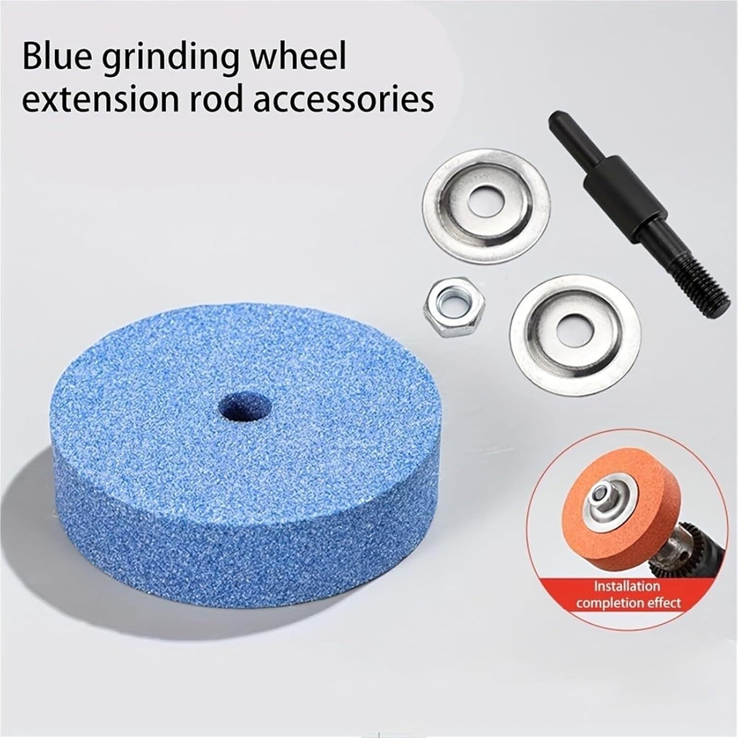 Mounted Grinding Points - Abrasive Stones for Bench/Table Grinders & Power Drills (Rotary Grinding Wheel Set)​(Blue)
