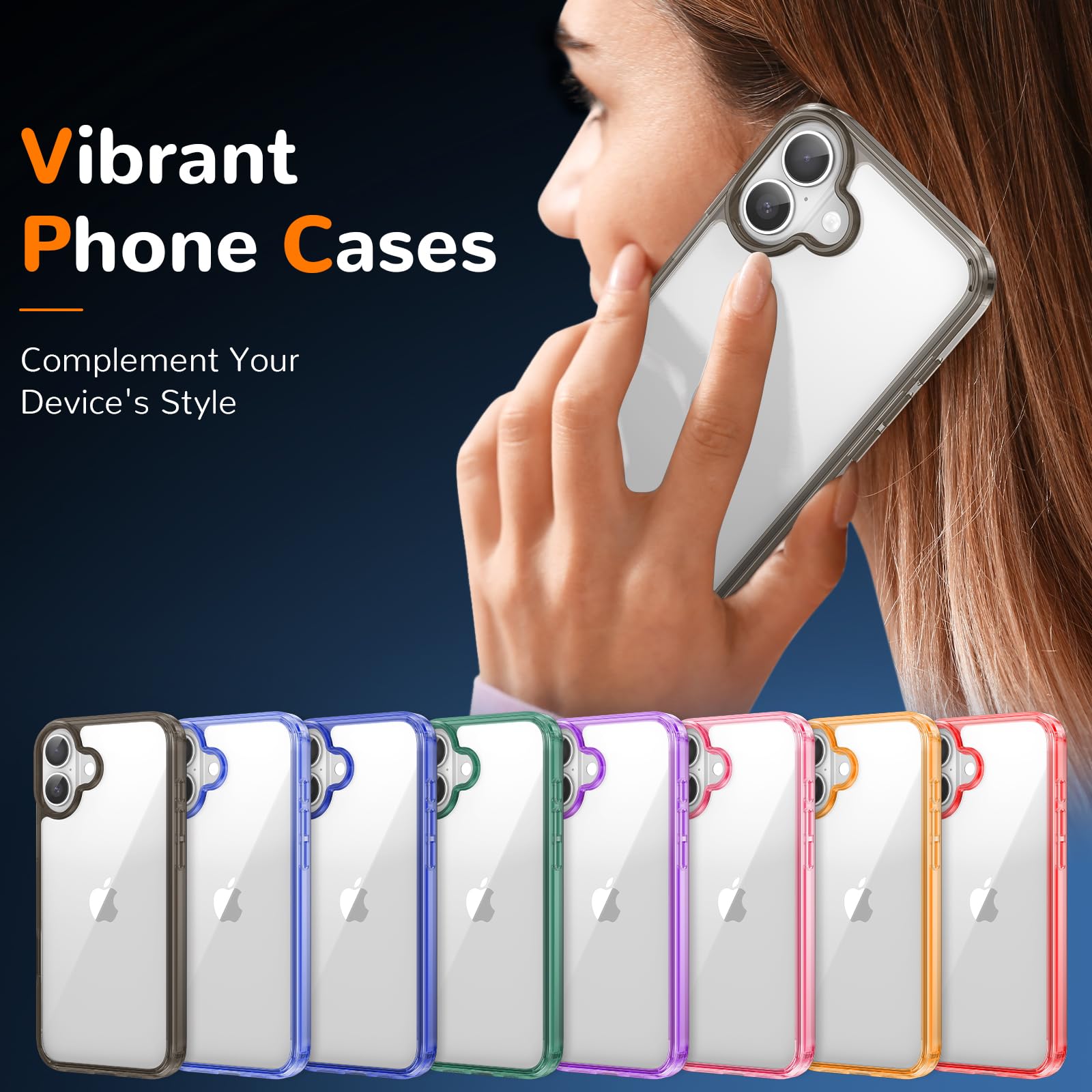 Clear Case for iPhone 15, Ultra Thin, Shockproof TPU Cover, Anti-Yellowing, Crystal Clear, Phone Case for Apple iPhone 15 - Clear — view 126