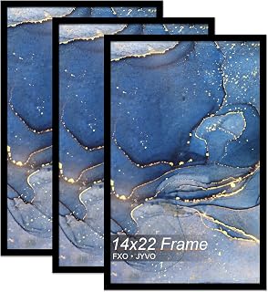 14x22 Picture Frame Set of 3 for Photo Poster Horizontally/Vertically
