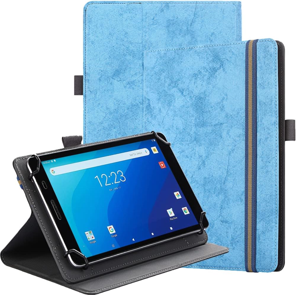 SINSO Universal Stand Folio Case Cover for All 78" Tablets (Fire 7