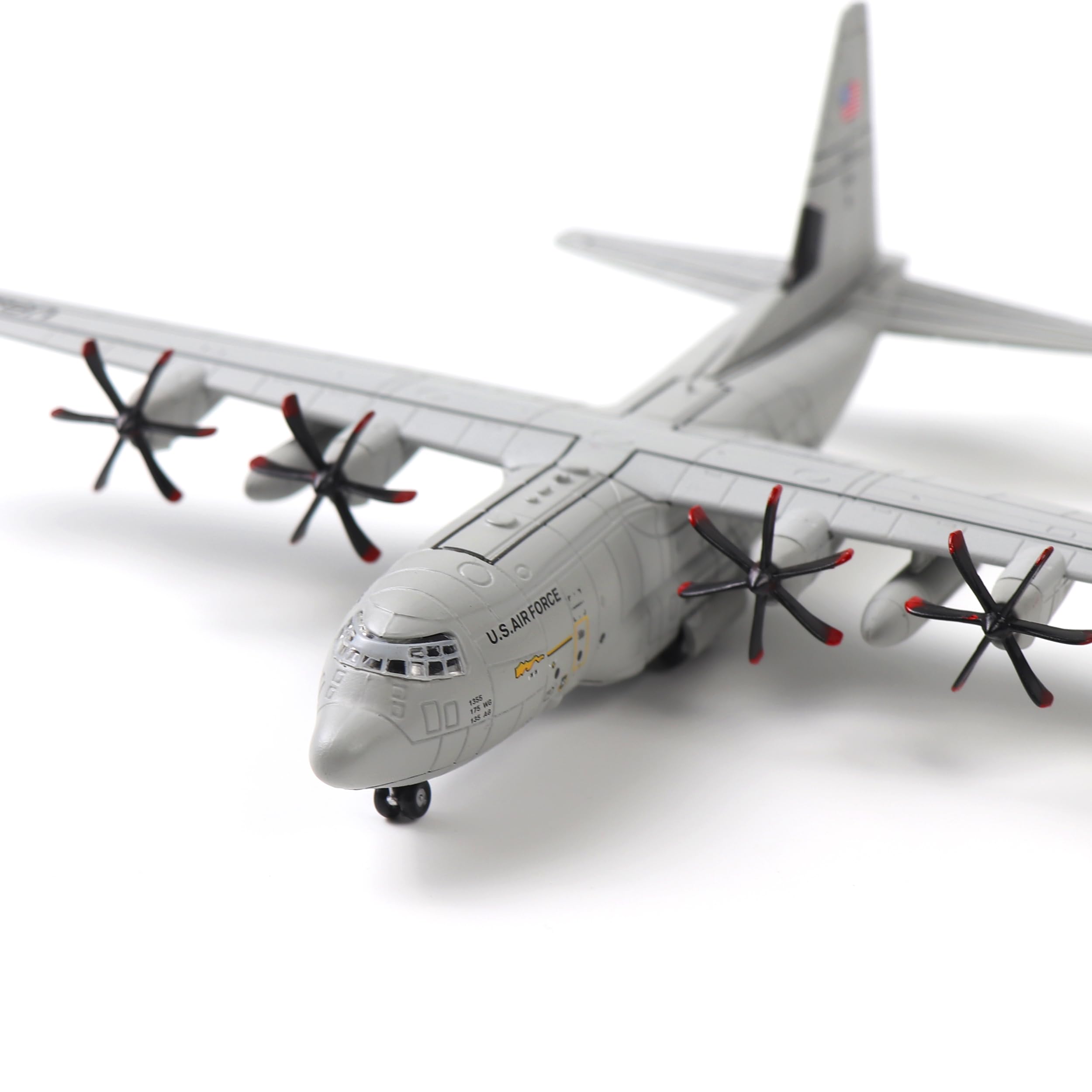 UOTIE Avião de Transporte Modelo C-130 Hércules em Escala 1/200 em
