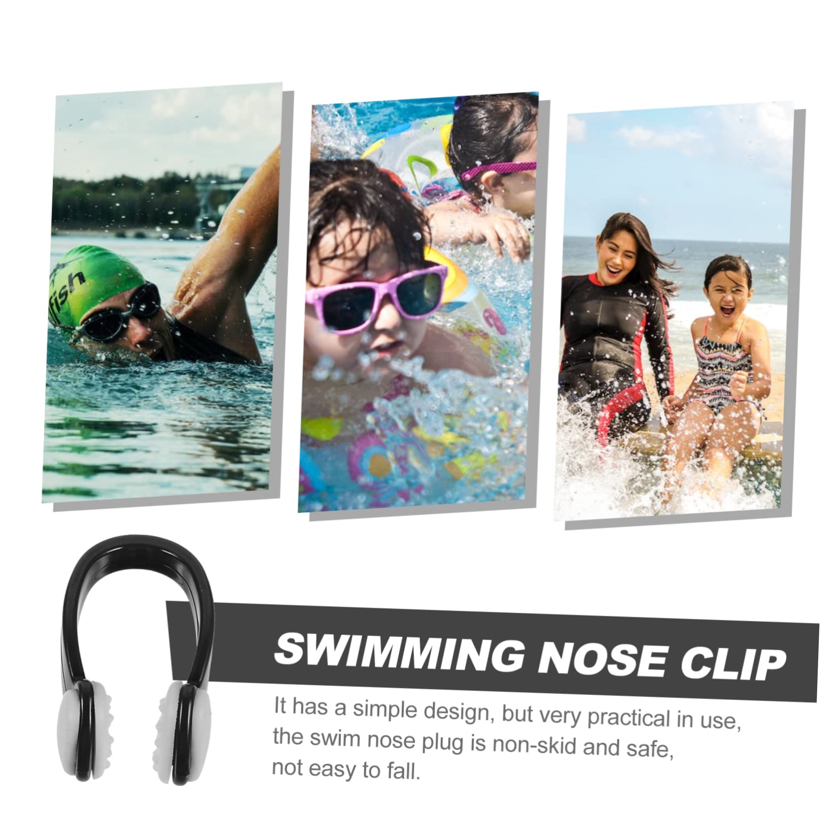 Ipetboom Swim Nose Clip for Kids Adults Anti- Nose Plug Soft Silicone for Swimming Diving Water Sports