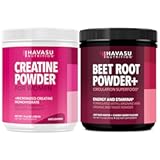 Creatine Powder for Women + Beet Root Powder: Post Workout Recovery Bundle