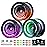 MAGICYOYO 3 Pack Yoyo K2 Crystal: Responsive for Kids, Dual Function with Replacement Unresponsive Bearings (Advanced). 18 Strings + 3 Bags (Black Orange/Purple/Green)