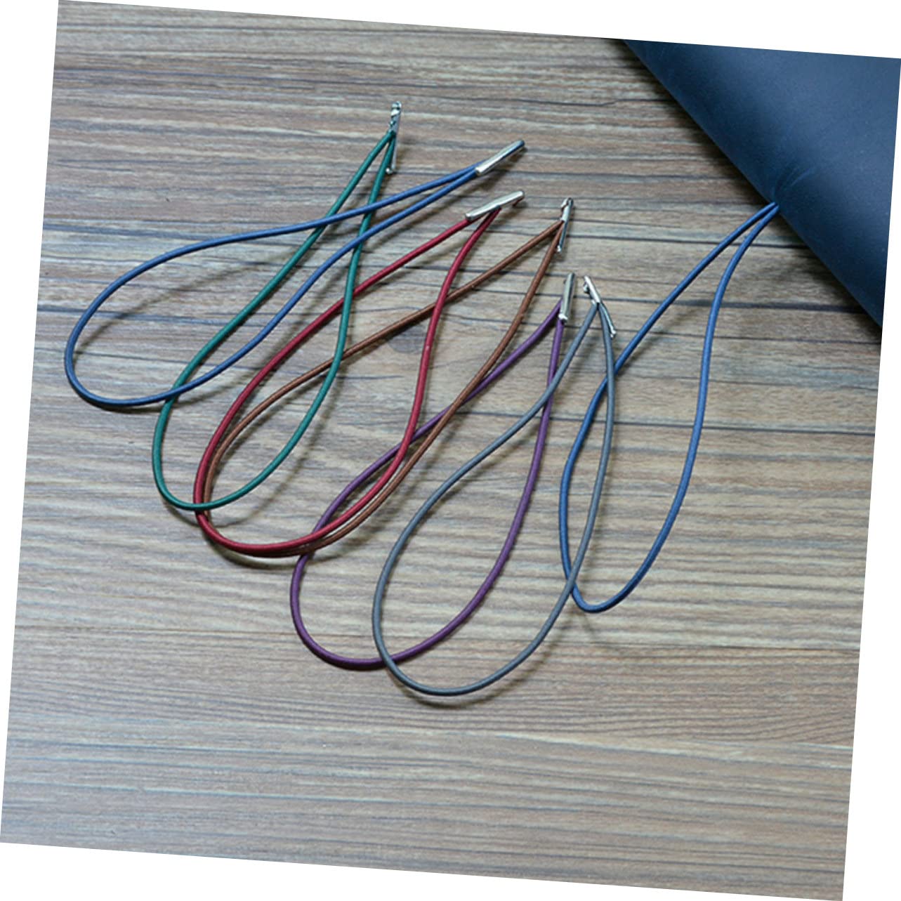 10 Gummibänder Für Notizbücher - Elastische Buchbänder In 10 Farben