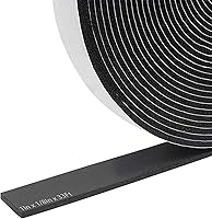 Vista 8 de Cinta aislante de espuma autoadhesiva Storystore, 2 pulgadas x 3/8 pulgadas x 6,5 pies, resistente a la intemperie para puertas y ventanas, sello