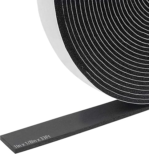 Miniatura 8 de Cinta aislante de espuma autoadhesiva, resistente a la intemperie para puertas y ventanas, a prueba de sonido, sellado de puerta, resistente a la