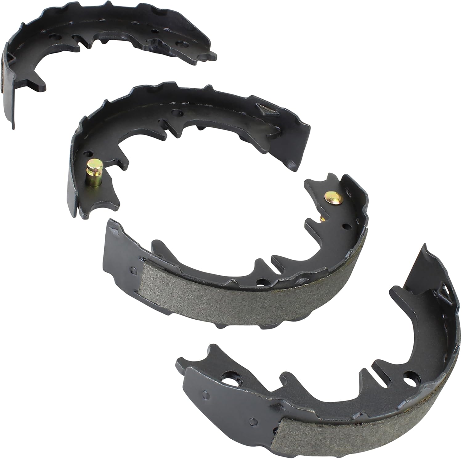 QUALITY-BUILT Rear Parking Brake Shoes, FPS859, Compatible with 1986-2012 Lexus/Toyota (Avalon,Camry,Celica,ES300,ES330,ES350,Highlander,RX300,Solara)
