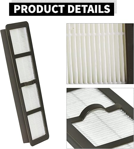 Miniatura 9 de SaferCCTV Filtro de escape EF6 HEPA de repuesto y filtro de taza de polvo al vacío DCF-21 reemplaza la pieza # 67821, 68931, 68931A, EF91 compatible