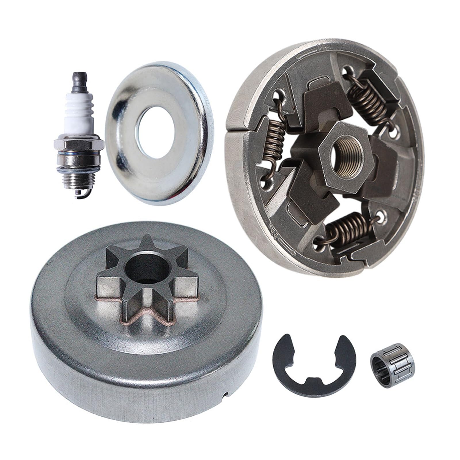 Juego de bujías de piñón de tambor de embrague de 325 "-7T for motosierra Stihl 024 026 MS240 MS260 MS 240 260 PRO 1121 640 2004, piezas de repuesto