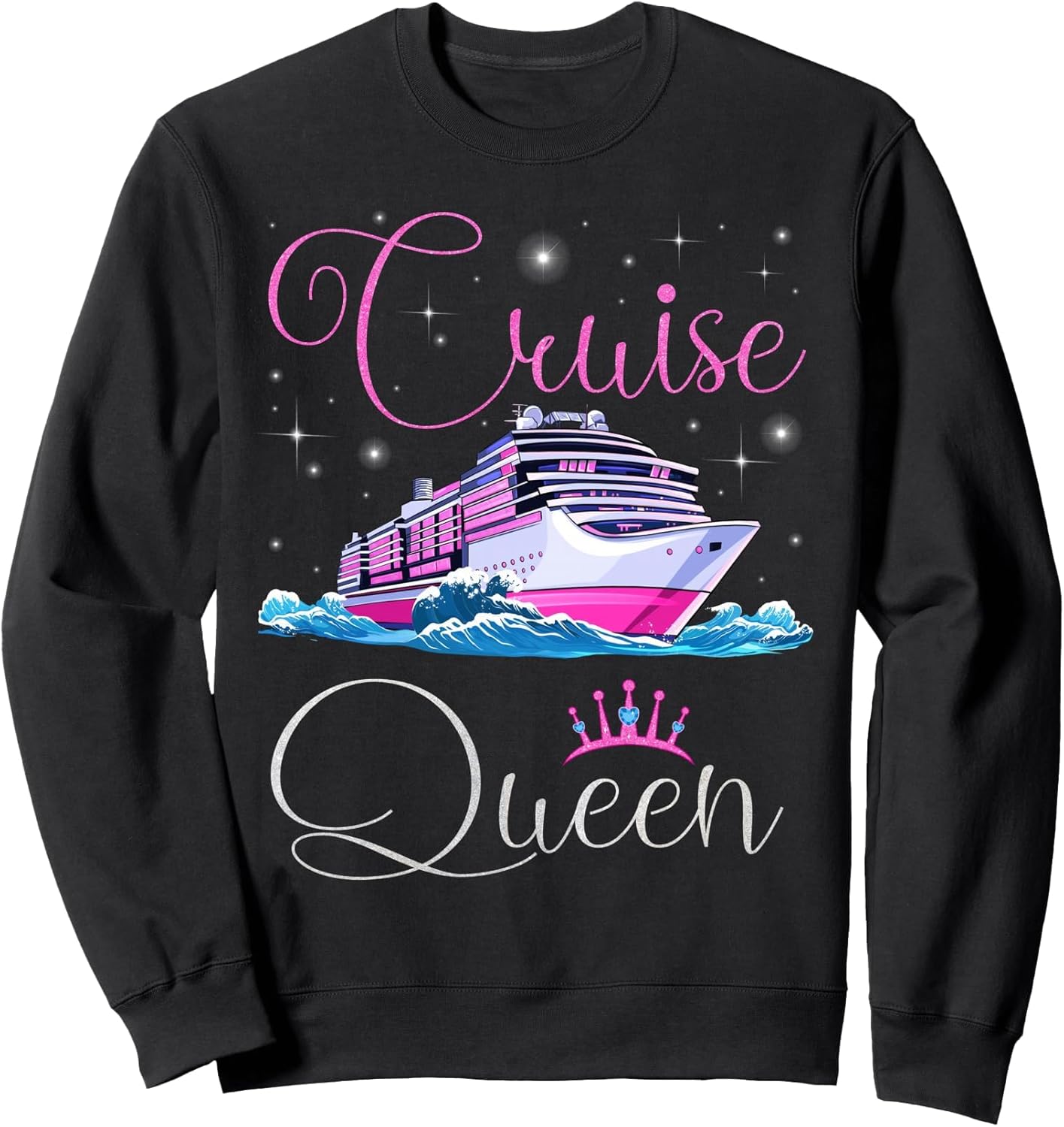 Cruise Queen Cruising Lover Cruisers Women Girls Sweatshirt