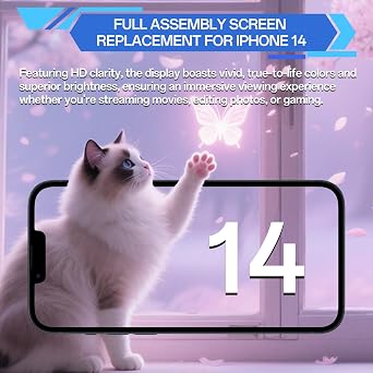 Screen Replacement for iPhone 14 6.1 LCD Repair Fix Tools Kit