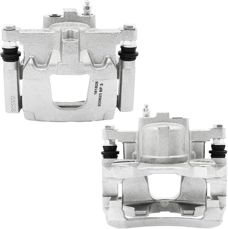 Par de pinças de freio traseiras ECCPP com suporte para Dodge Nitro e Jeep Liberty, Wrangler e Wrangler JK – 2 unidades