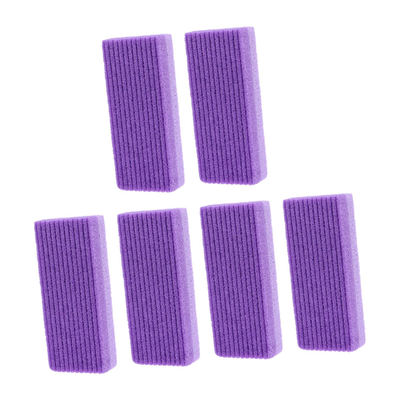 FRCOLOR 18 Piezas Herramienta De Molienda De Pie De Piedra Pómez Removedor De Callos Para Limas De Pies Exfoliante De Pies Frotamiento Tabla Para Frotar Los Pies Hombre Crujiente Púrpura