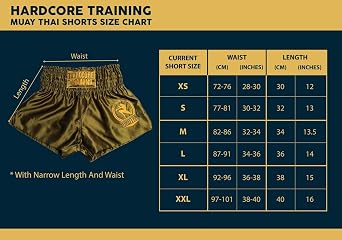 Hardcore Training Classic Muay Thai Shorts Black White Red Camo Blue Kick Boxing MMA Combat Sport Sparring Trunks