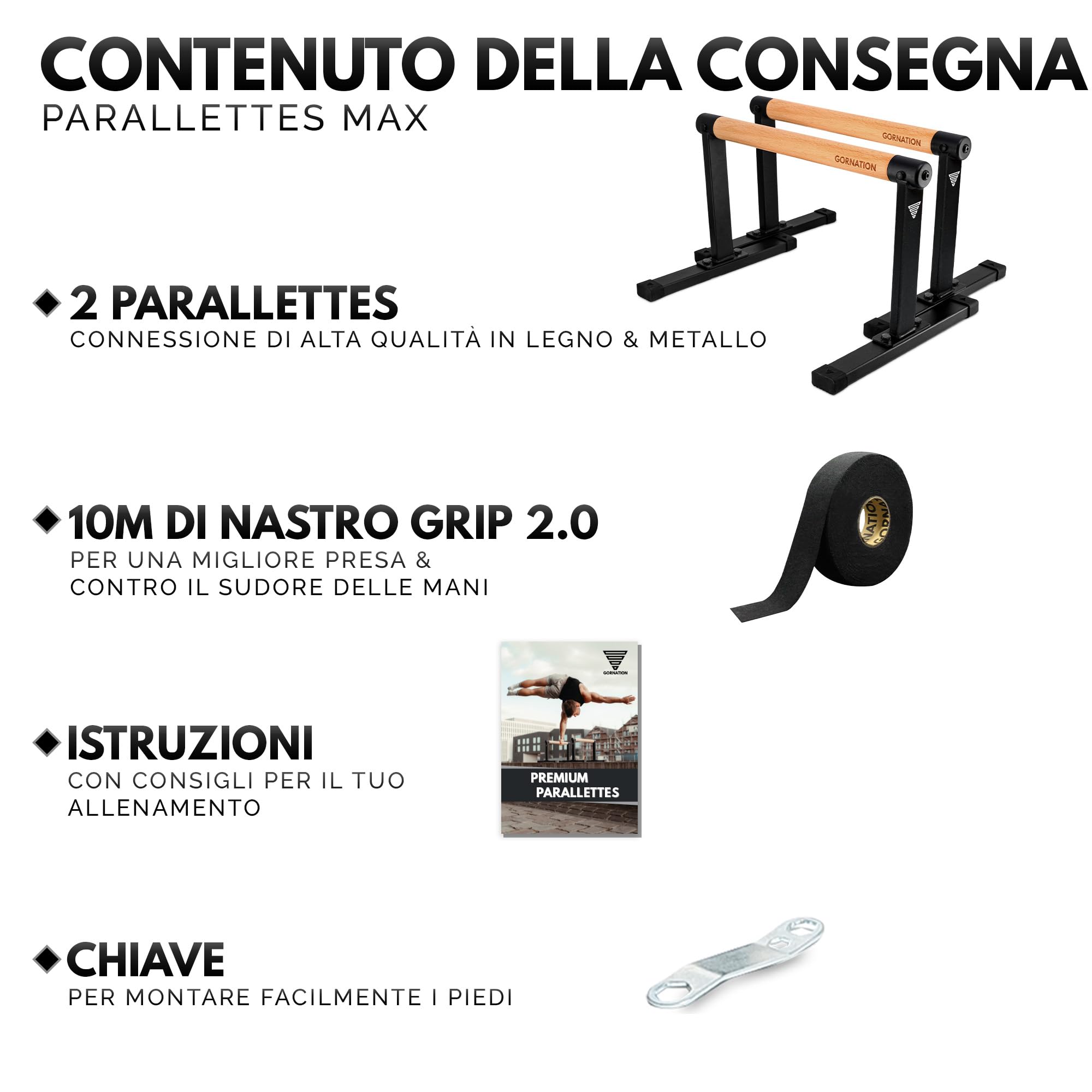 Parallele Basse , 2 Push-up, In Legno, Parallette, Per Flessioni Per La Casa In Legno Massello 496550