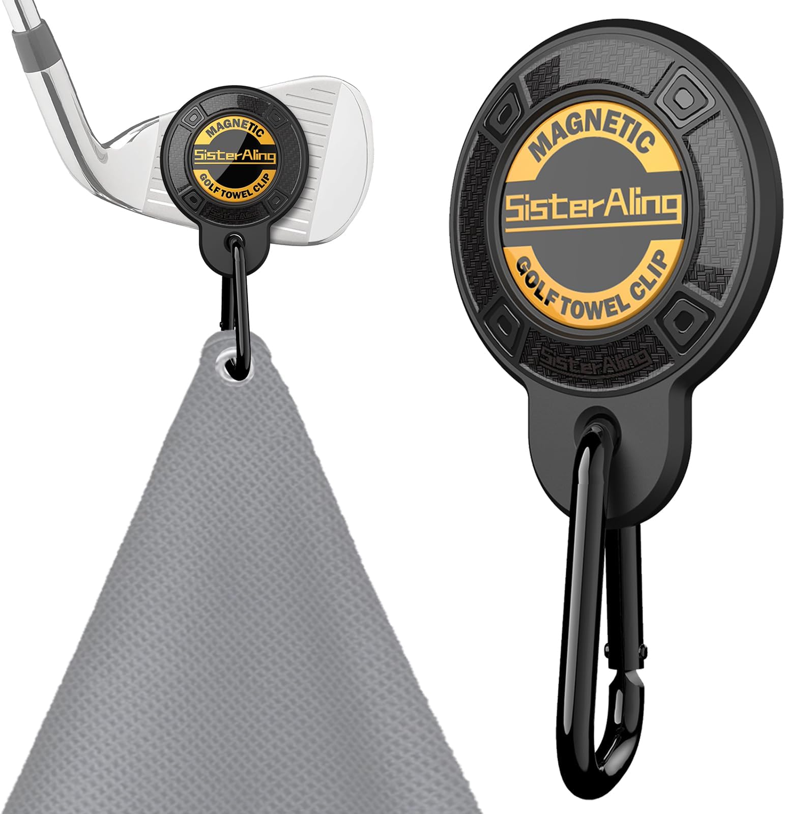 - Magnetic Clip for Golf Towel,Removable Industrial Magnetic Accessories Design for Strong Hold to Golf Carts or Clubs