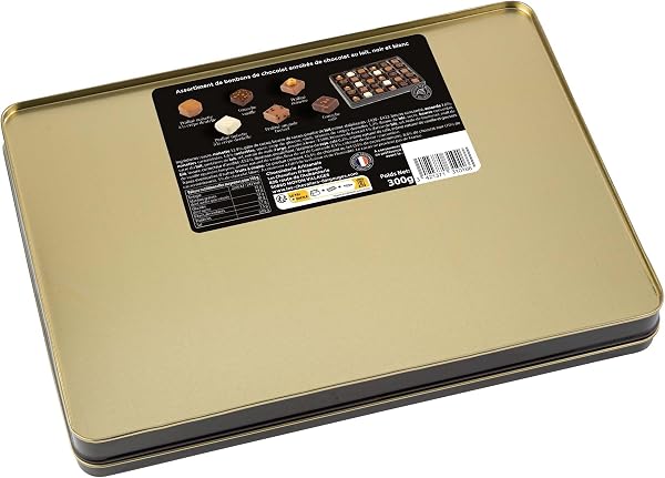 Chevaliers d'Argouges - Assortiment de chocolats noir, lait, blanc - Coffret cadeau prestige - 300g - 3