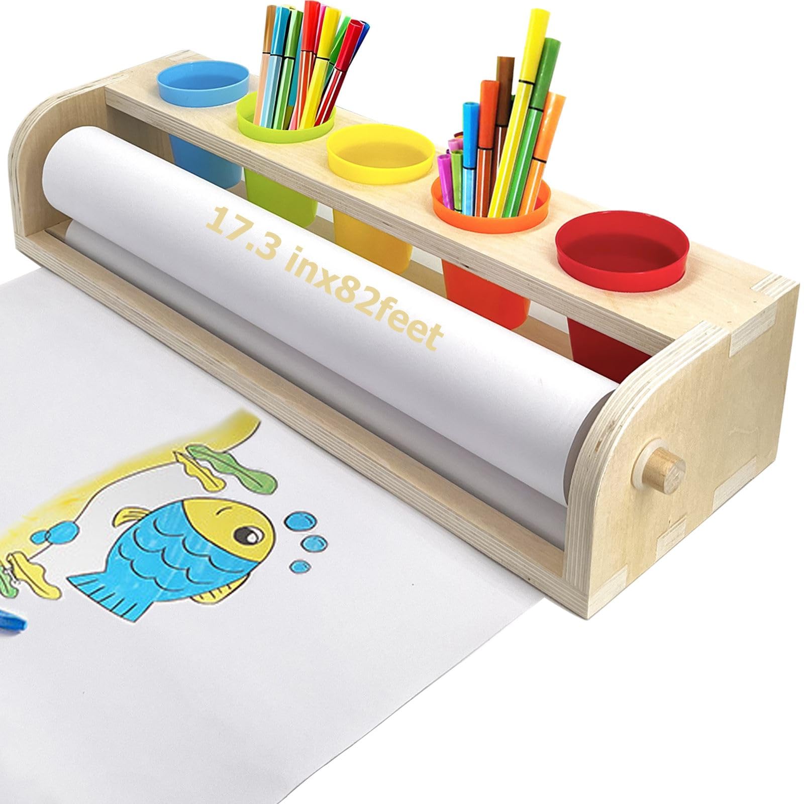 Amazon.com: Table Top Paper Roll Dispenser with Paper 17.3inx82ft