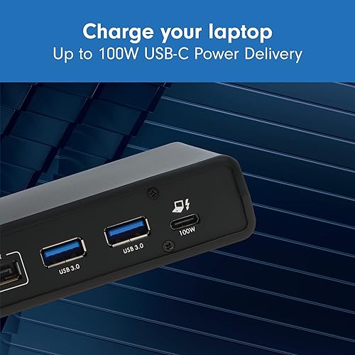 Miniatura 5 de VisionTek VT4510 - Estación de acoplamiento USB 3.0 de doble pantalla 4K, USB-C con entrega de potencia de 100 W - 901484