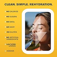Vista 3 de LyteLine Sugar-Free Electrolyte Supplement for Hydration - Immune Support - Pack of 8, 320 Servings - Keto Friendly - Zinc, Magnesium for Rapid