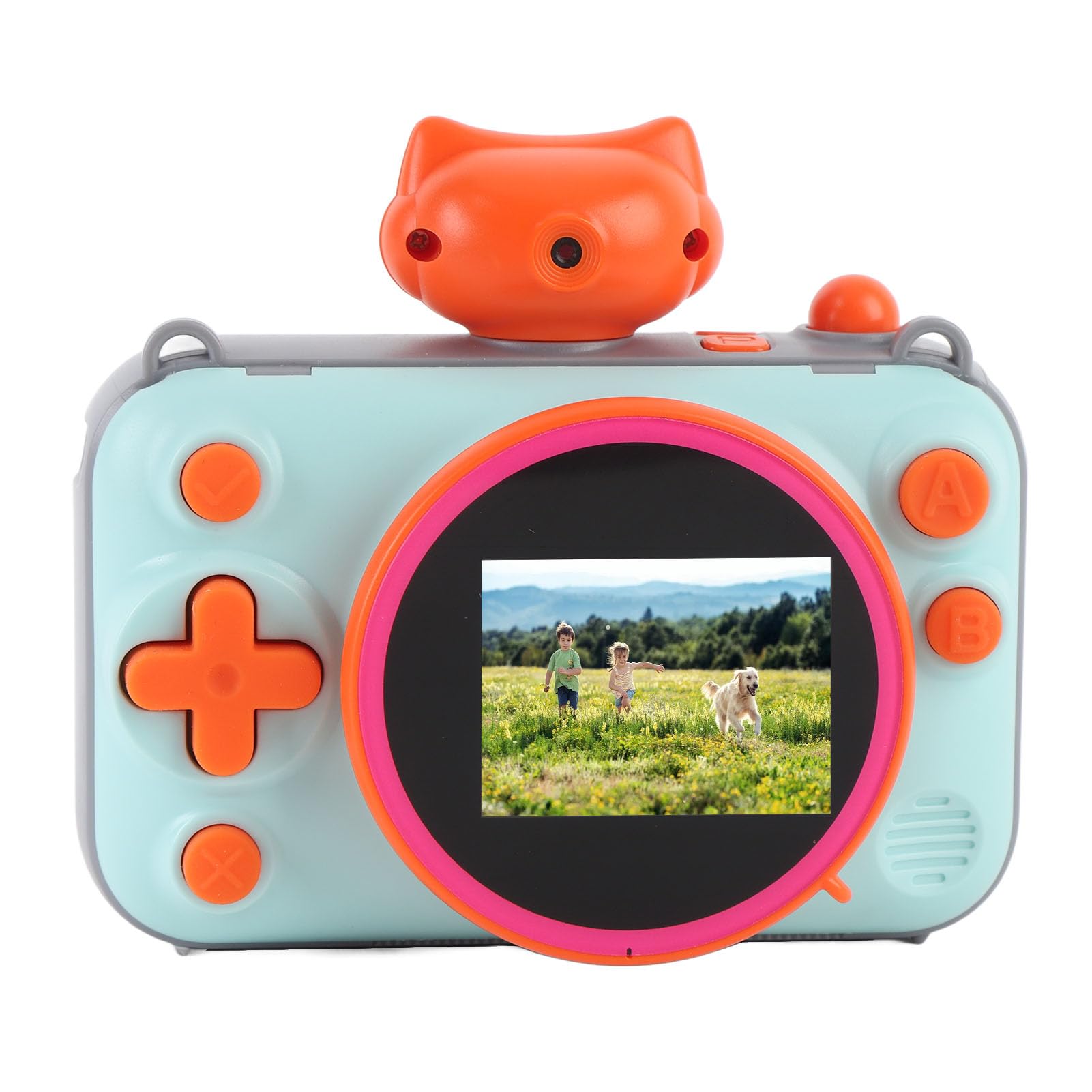 Jiawu 48MP 2,5K UHD Cyfrowy Aparat Wideo Natychmiastowy Drukowana Kamera z 10x Cyfrowy Zoom w Oświetleniu Fotograficznym, dla Dzieci dla Chłopców i Dziewcząt ABS