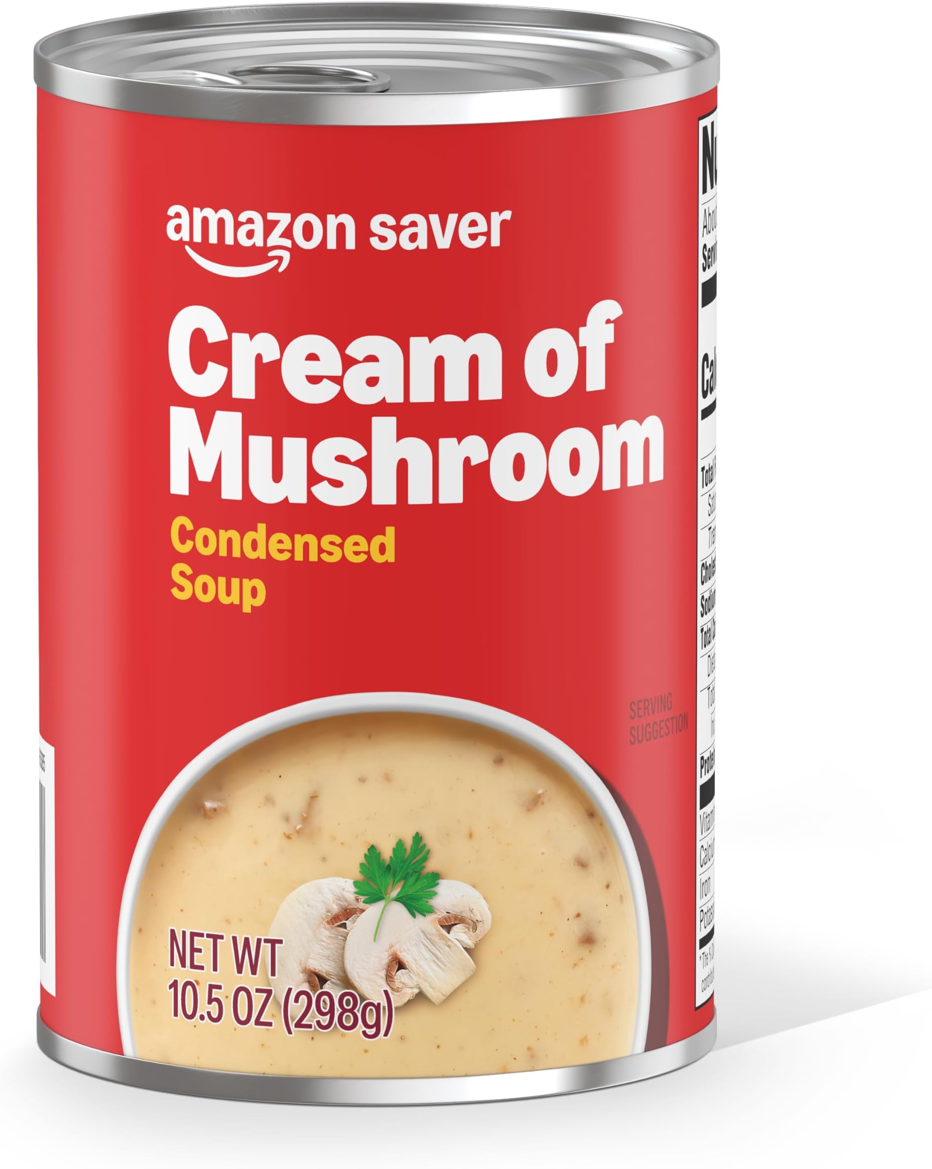 Amazon Saver Cream of Mushroom Soup 10.5 Ounce (Previously Amazon Fresh)