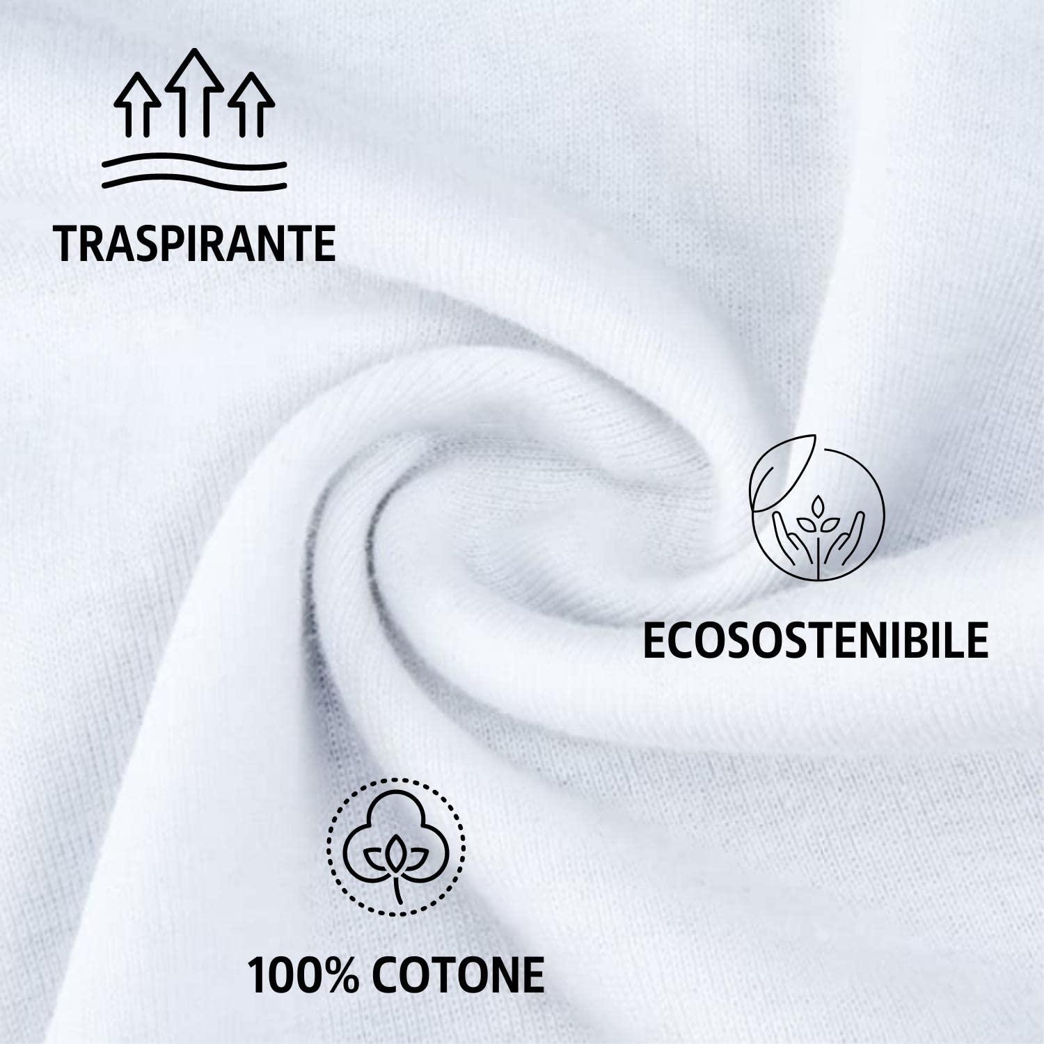 Liabel Lot de 4 débardeurs pour enfant et fille, 100 % coton pur hypoallergénique avec coutures confortables, couleur blanche