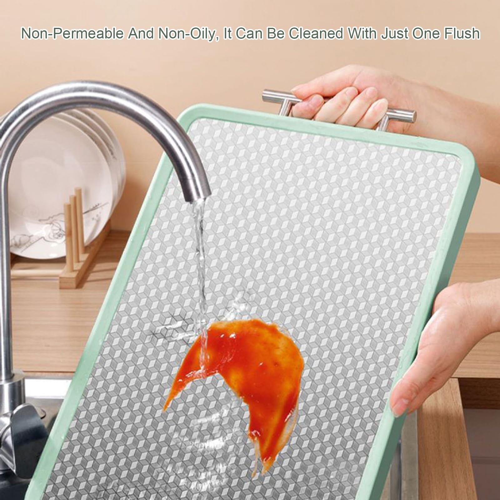 Tagliere in acciaio inox di alta qualità con base antiscivolo, resistente tagliere da cucina per la preparazione degli alimenti, facile da pulire, superficie antiscivolo, ideale per cuochi casalinghi