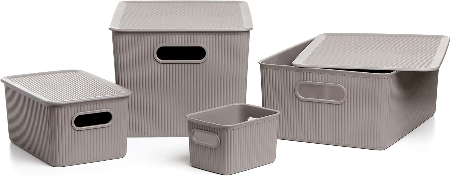 Tatay Baobab Multipurpose Storage Basket XL, Taupe, 29.4 x 38.5 x 23