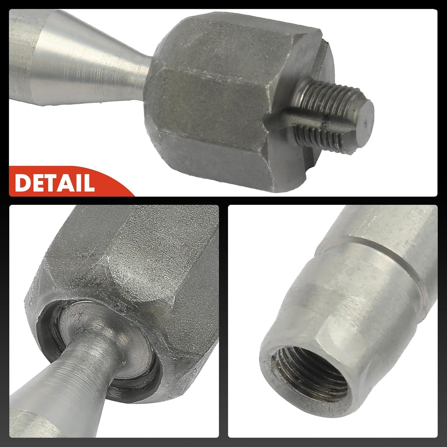 A-Premium 2 x Front Inner Tie Rod Ends, Compatible with Audi A8 Quattro 2004-2010, S8 2007-2009