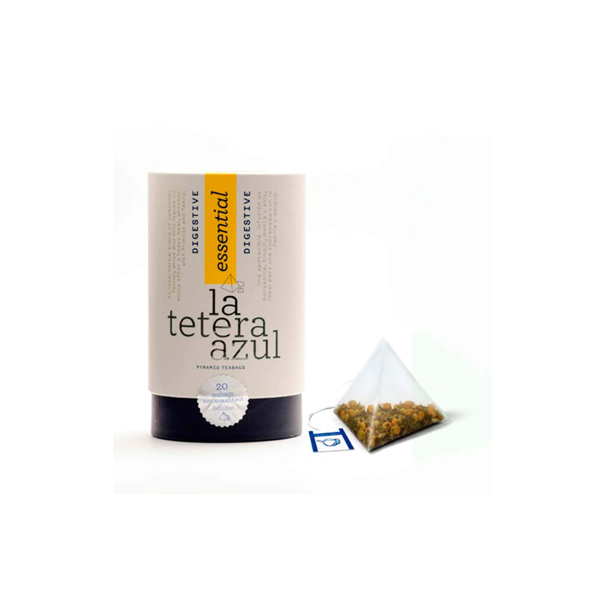 LA TETERA AZUL Infusión De Frutos Del Bosque Premium. Hibisco, Uva, Arándano, Grosella Negra Y Saúco. Frutos Del Bosque Y Frutos Rojos. Bote De 20 Pirámides. — view 39
