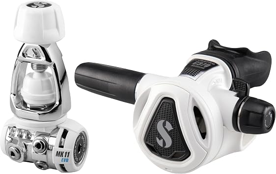 SCUBAPRO MK11 EVO INT/C370 Dive Regulator System for Scuba Diving, INT, White