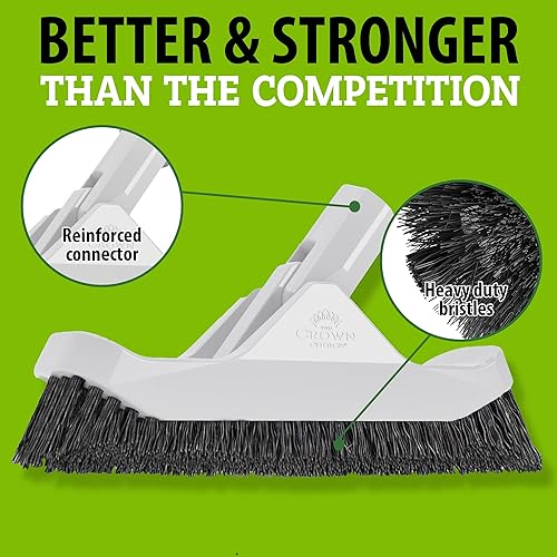 Miniatura 3 de Cepillo de lechada  Cabezal de cepillo limpiador de juntas y esquinas con cerdas rígidas resistentes para limpiar bañera, piscina, azulejos, baño,