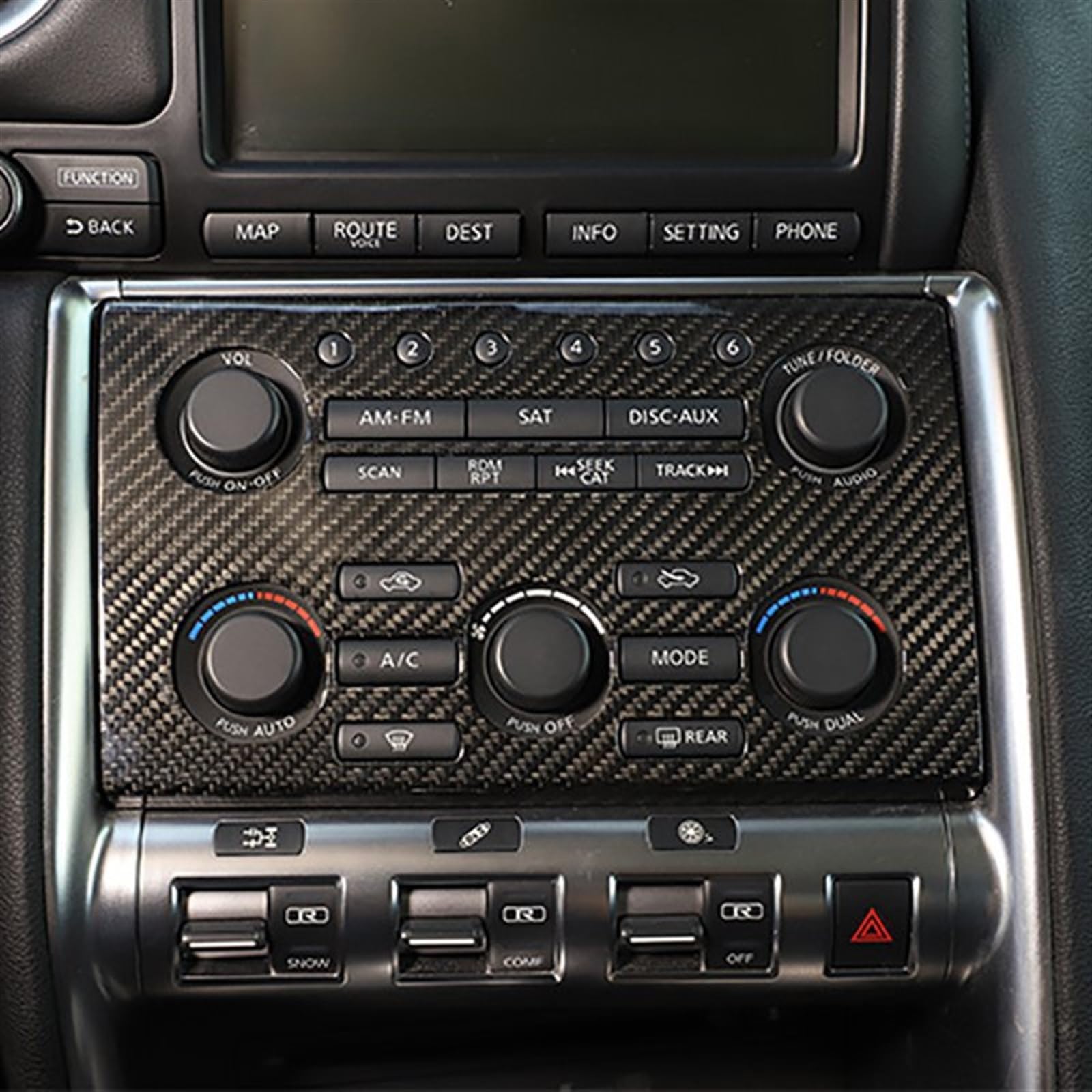 Amazon | Compatible With GTR R35 2008-2013 2014 2015 2016 カーボン