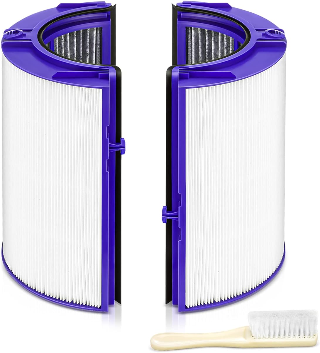 Combi 360°Glass HEPA+Activated Carbon Filter For Dyson HP1 TP09 TP07 TP06 TP04 TP10 TP7A HP04 HP06 HP07 HP09 HP10 HP4A HP7A PH01 PH02 PH03 PH04 PH3A DP04 PC1 Air Purifier, #965432-01