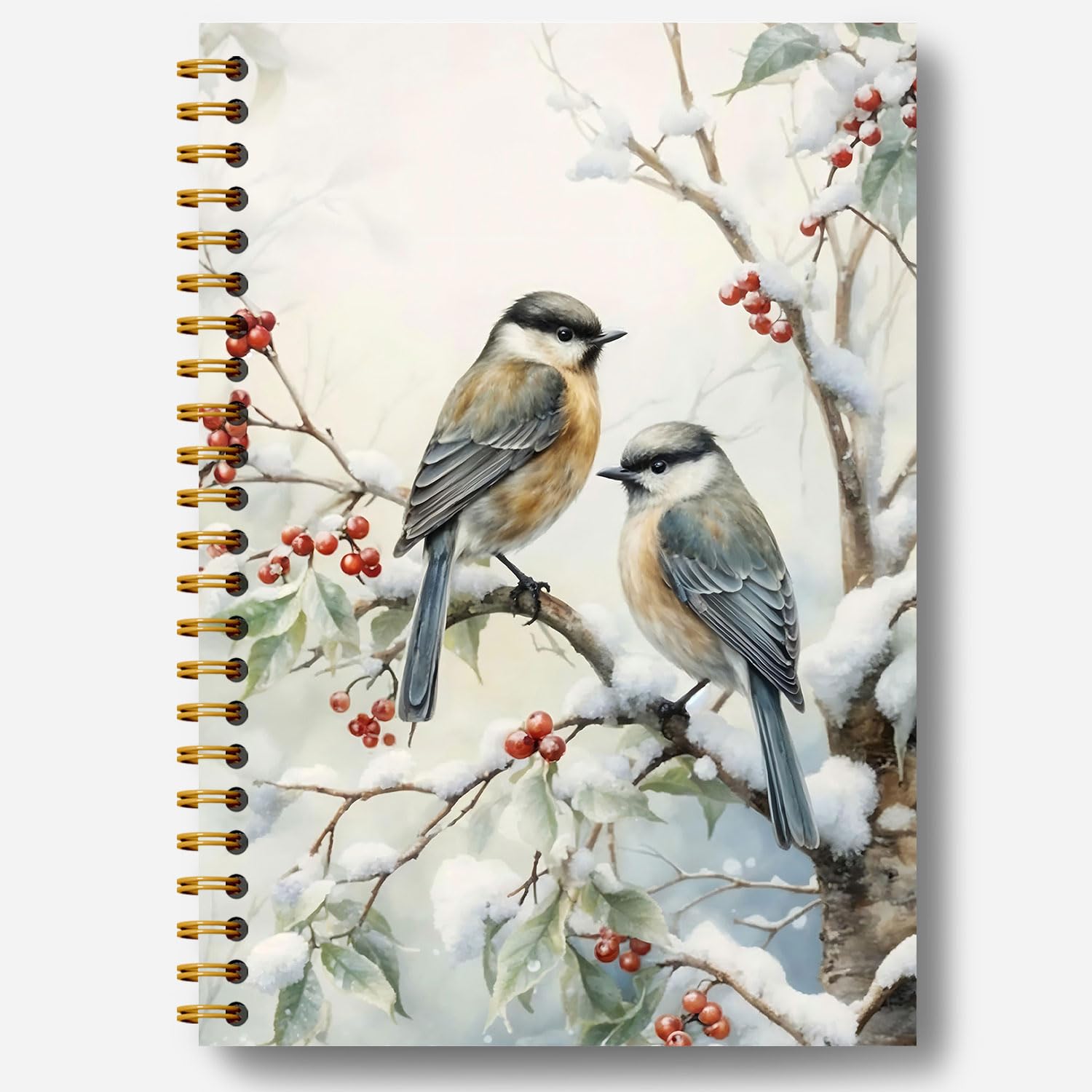 Guymn Christmas Notebook, Farmhouse Christmas Bird Journal, Bird Gifts, Christmas Office Gifts for Coworkers, Christmas Composition Notebook,