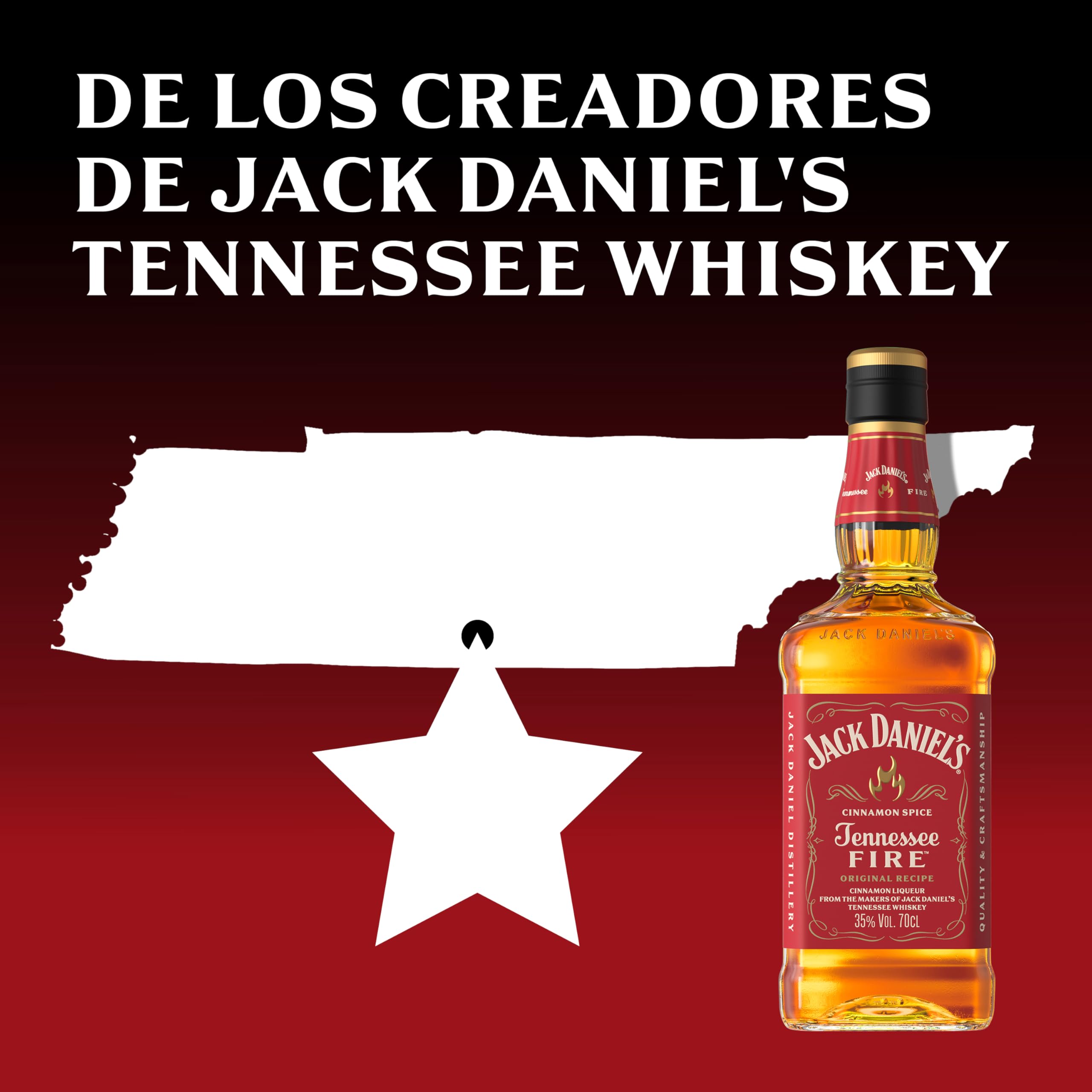 Jack Daniel's Tennessee Fire Whiskey - 700ml