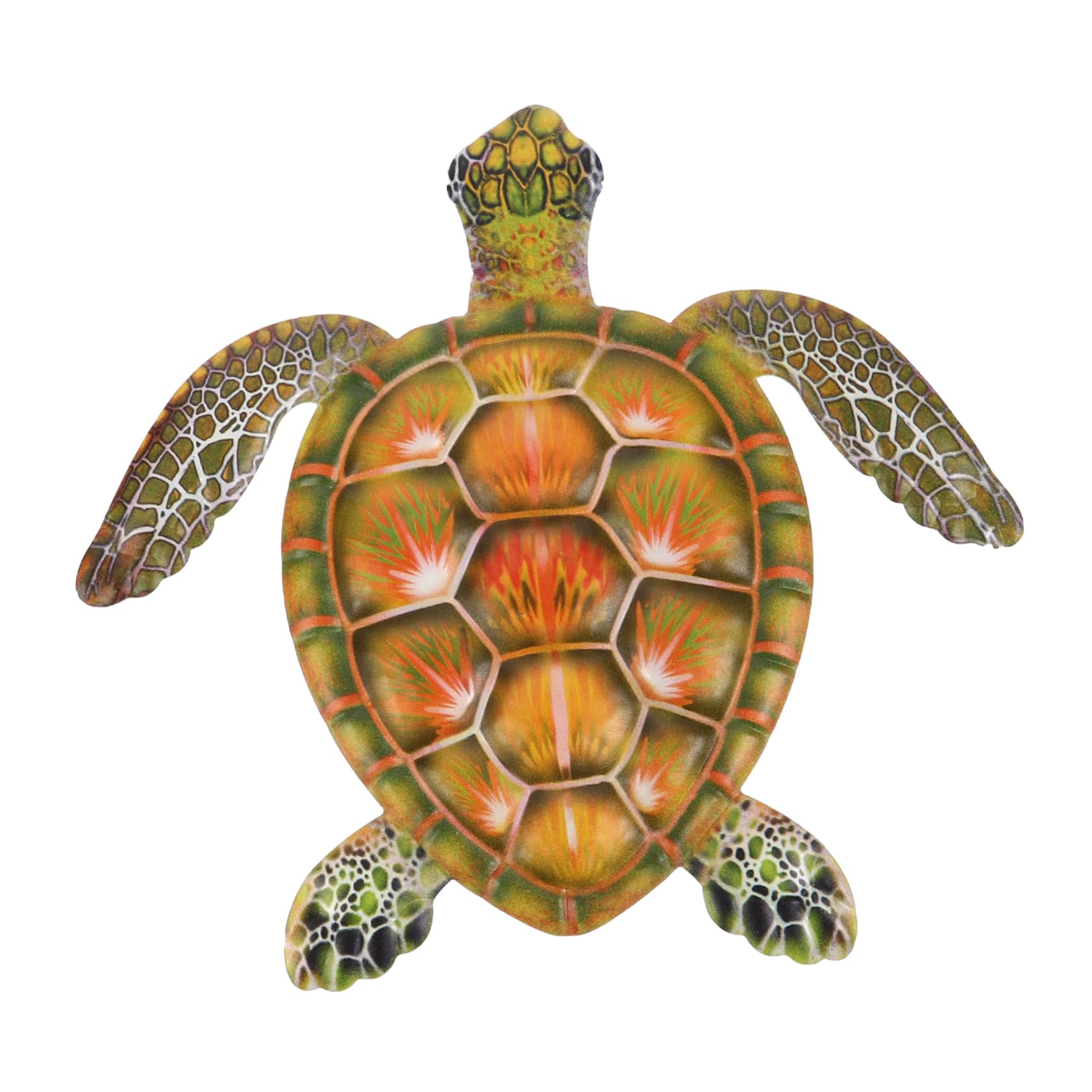 Amazon.co.jp: STOBOK シー吊り下げ式亀飾り 壁掛けアート装飾 鉄製