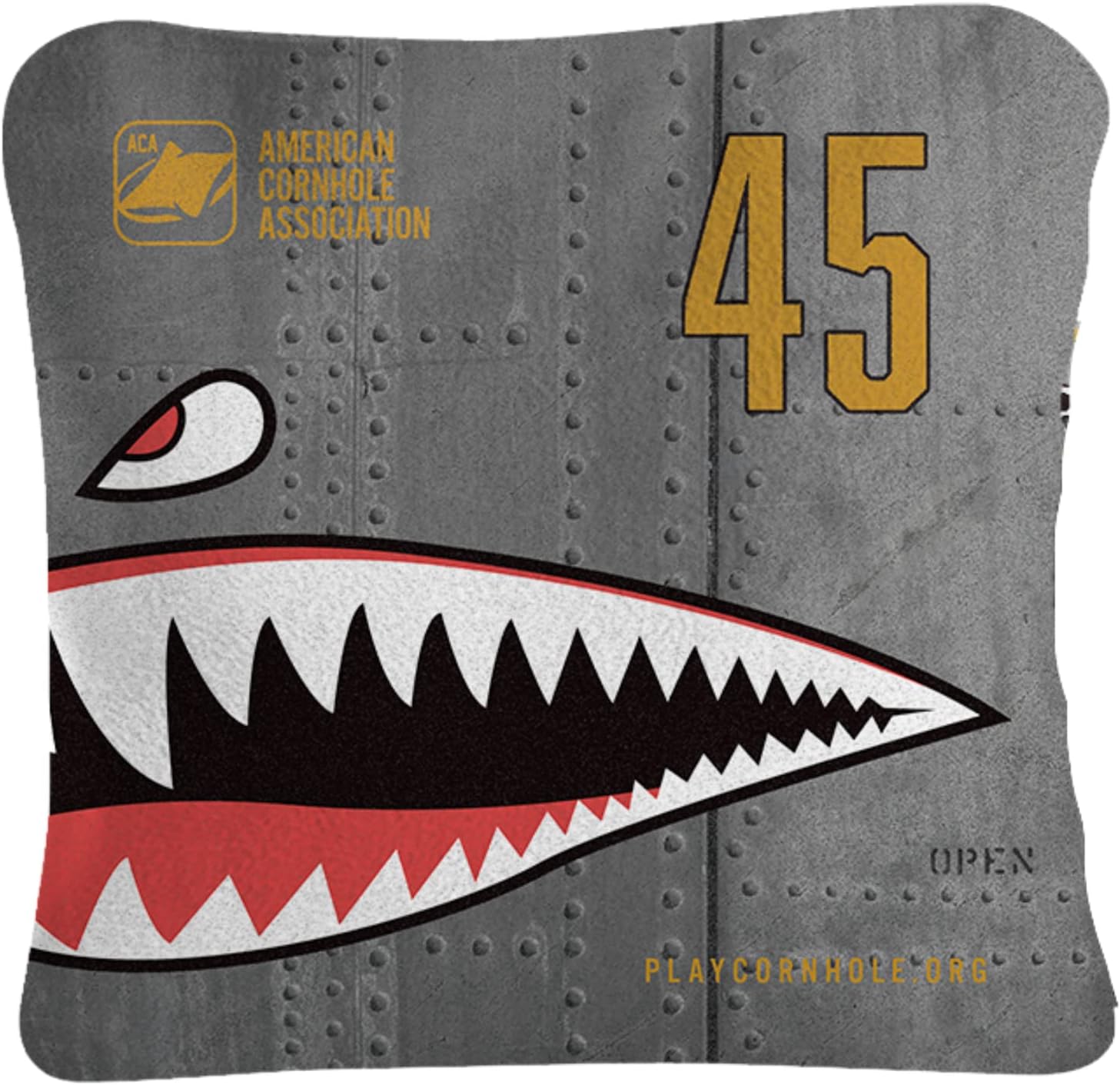 ACA Synergy Pro Professional Cornhole Bags Dual Sided Regulation 6x6 Set of 4 Patriotic Bomber