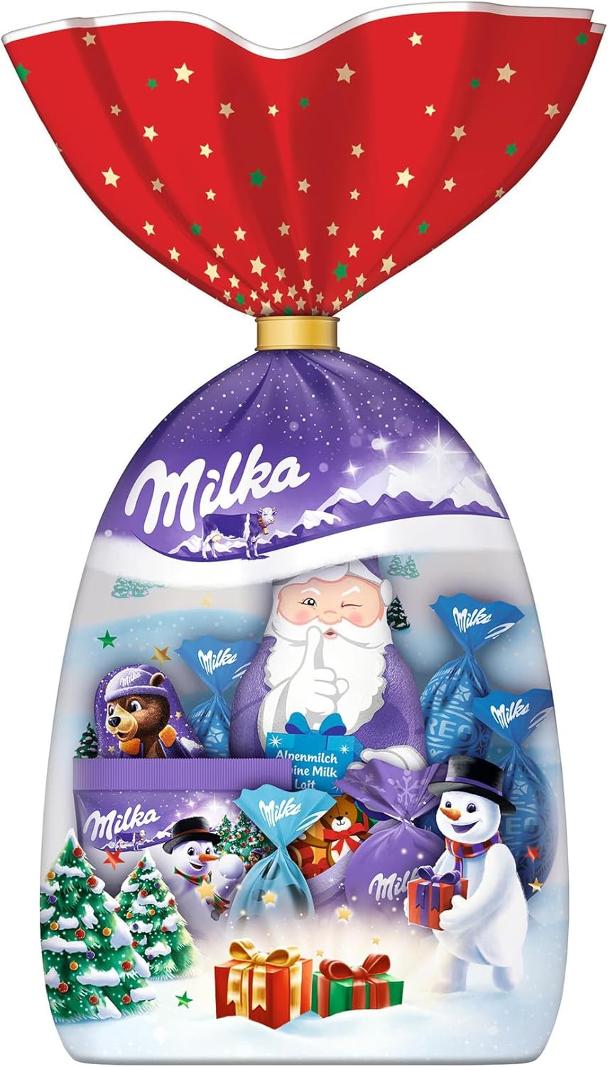 Milka Chocolats Assortiment Pays Alpin | Noël | 126g | Délice Festif