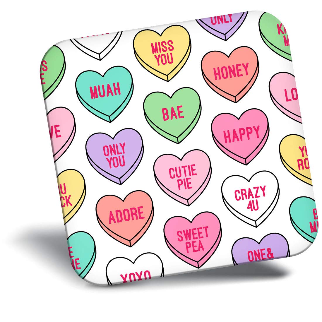 Destination Vinyl Ltd Fridge Magnet - Fun Love Heart Sweets Cute 2641