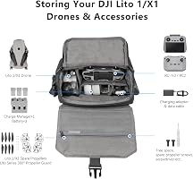 FPVtosky Shoulder Bag for DJI Lito 1/X1/Mini 5 Pro/ 3/4 Pro/Mini