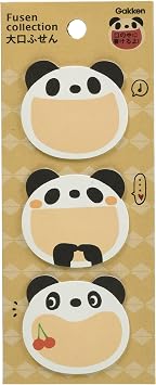 Gakken Stayful Large Sticky Notes, Panda, Trio, m 034 53