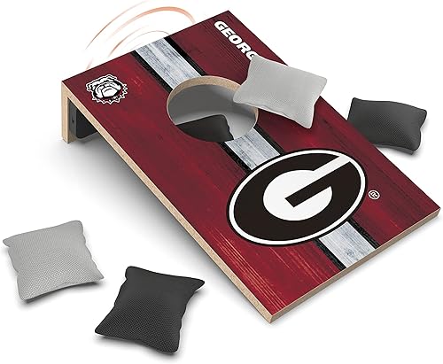 Vista 157 de SOAR Juego de Cornhole de mesa NCAA y altavoz Bluetooth