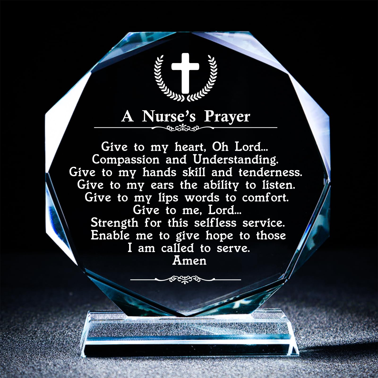 Amazon.co.jp: 警察官の祈りの飾り板 - 5.1 x 5.7インチ | 男性への意味のある法執行機関のギフト |  感動的な警察ギフトと警察官ギフト : 文房具・オフィス用品