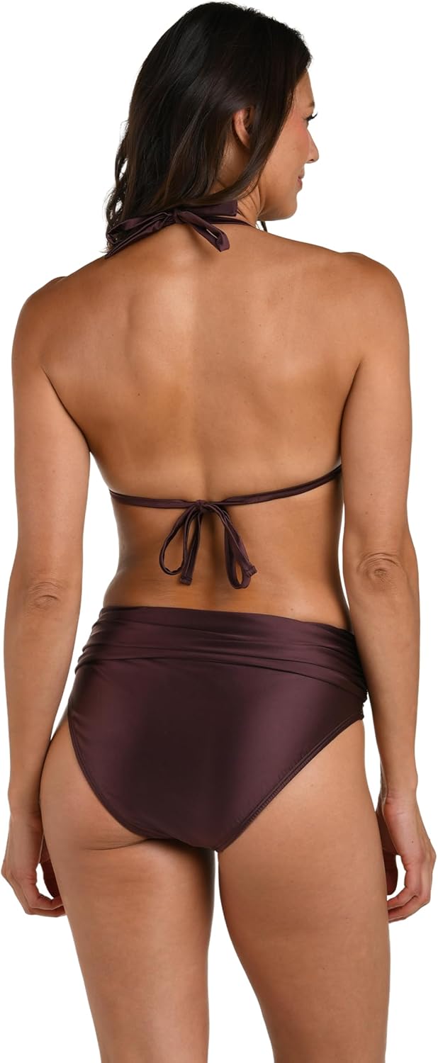 La Blanca Womens Halter Bikini Swimsuit Top - Image 2